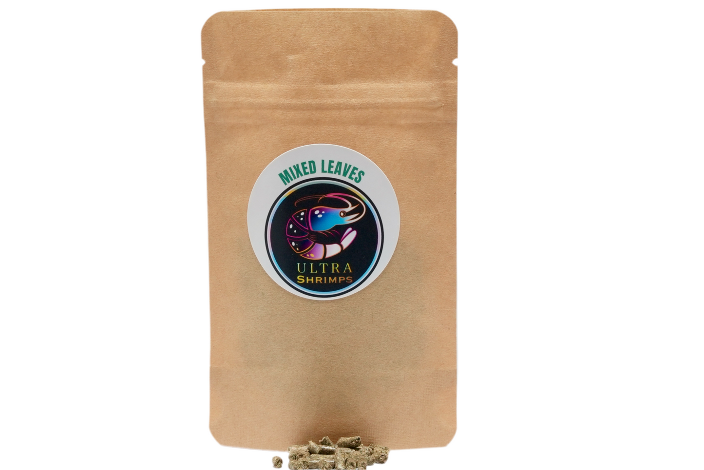 Mixed Leaves. Sticks 30g......En härlig blanding av löv som är räkors naturliga föda