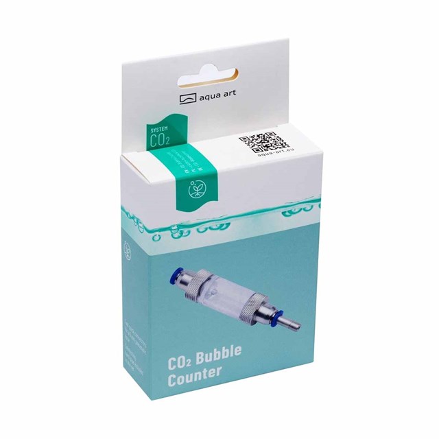 CO2-bubbelräknare med backventil – Aqua Art